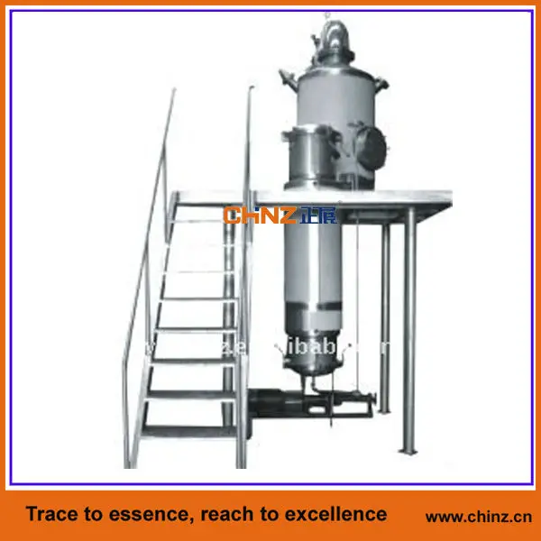 Single double effect rising film evaporation concentrator rotary agitated thin film evaporator