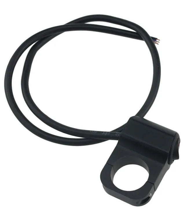 
12V 10A Motorcycle Handlebar Grip Light Switch On/Off Aluminum-alloy with Indicator 