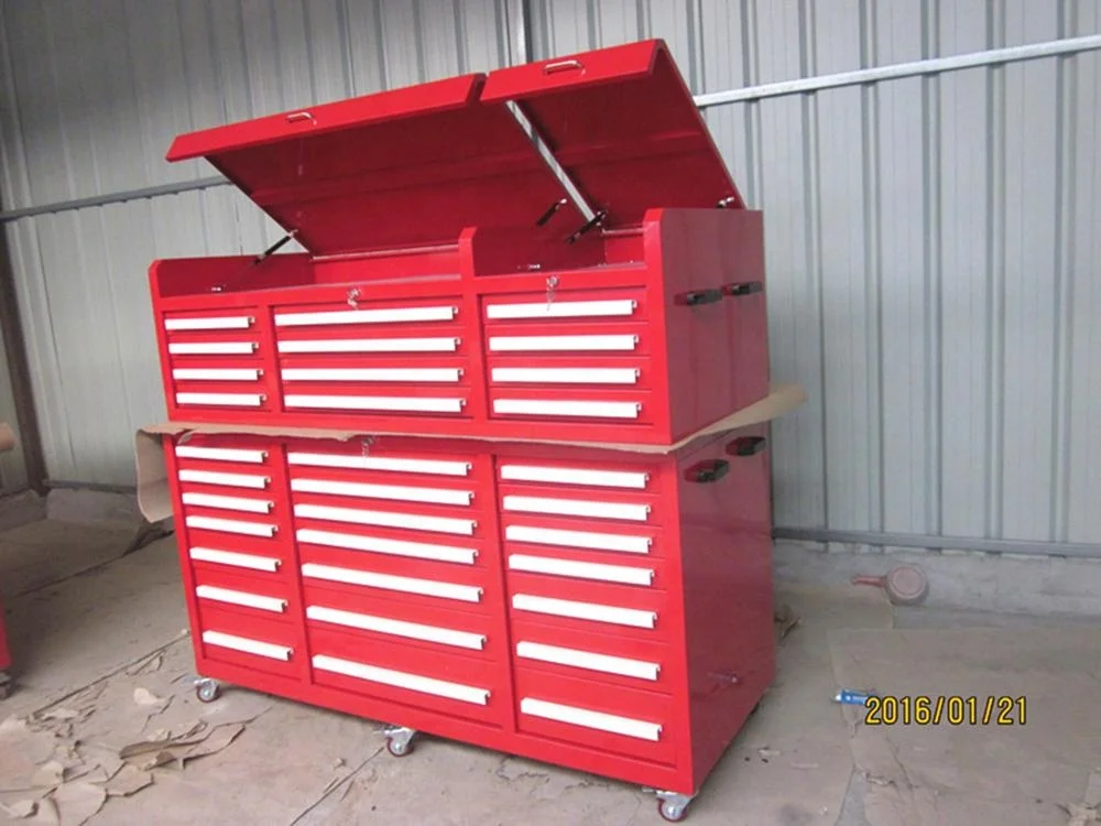 72 Inch Tool Cabinet With Drawers and Doors Used in Workshop Stainless Teel Structure for General Use