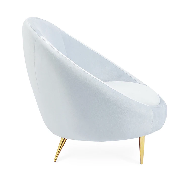 Leisure fabric single egg shaped sofa chair