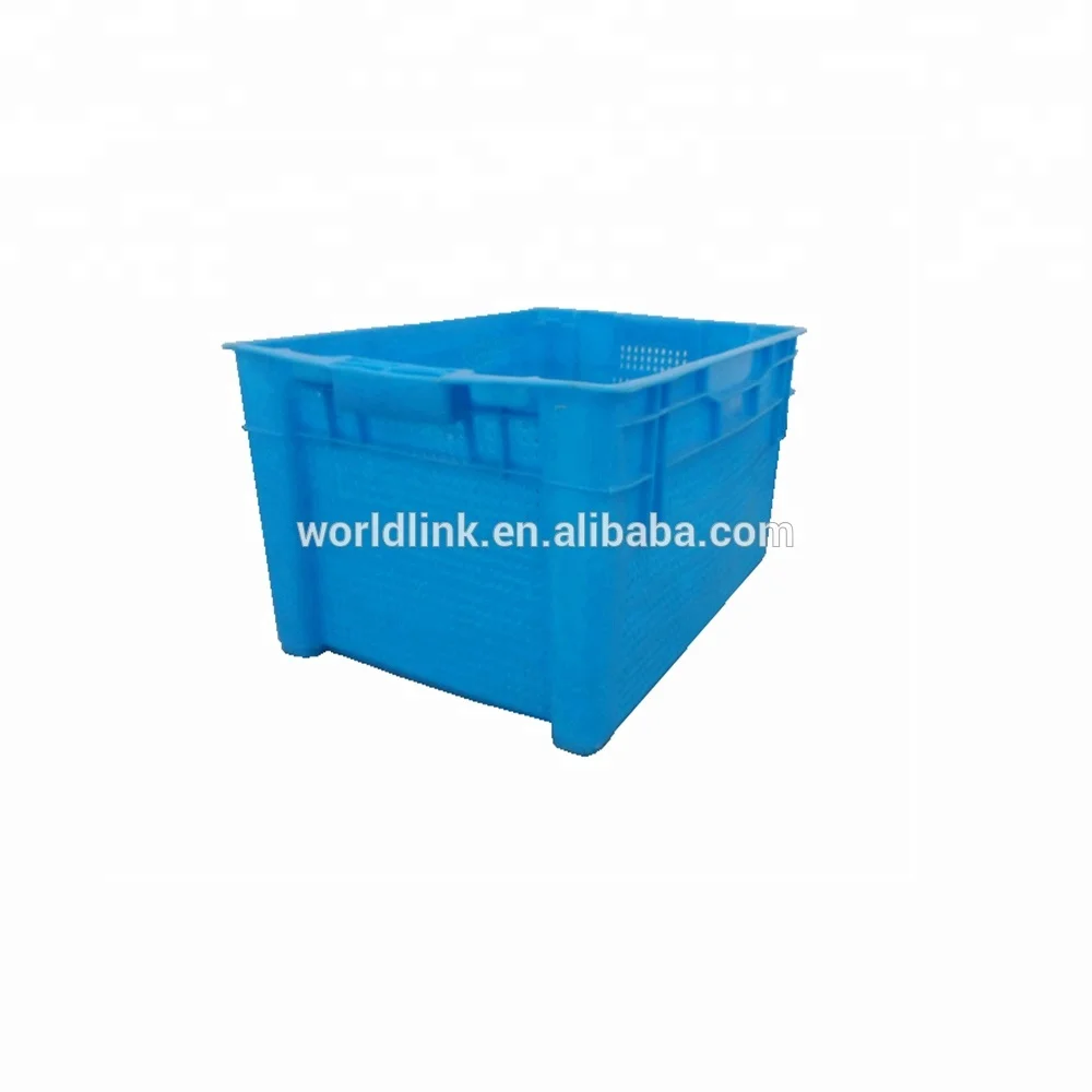 Food Grade Stackable and Nestable Plastic Mesh Tote