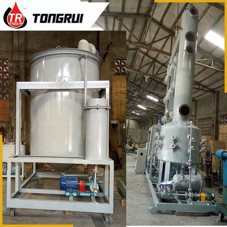 New Items Refining Waste Used Engine Oil Recycling Treatment Machine in India Market