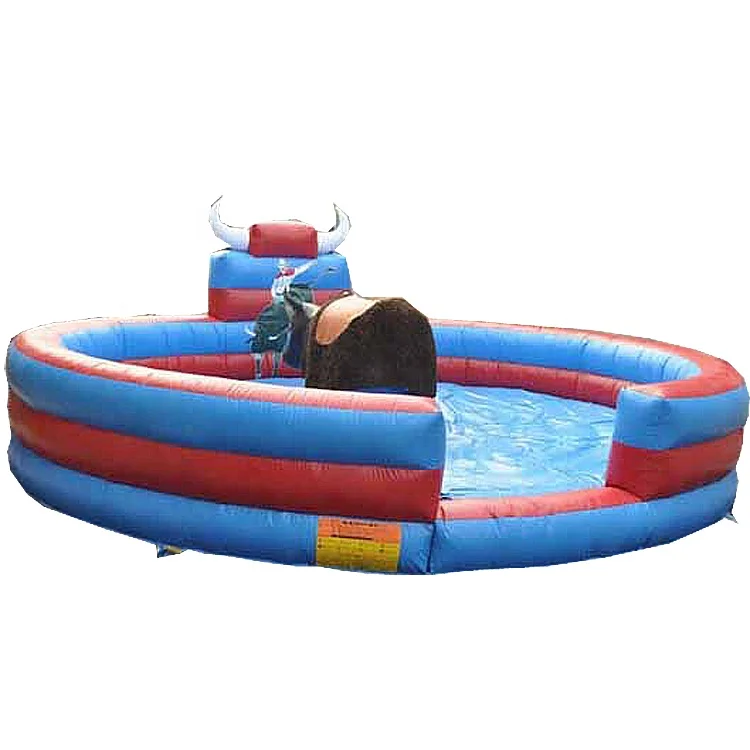 High Quality Arena Bull Entertainment Park Inflatable Machine Bull Mat for Outdoor Bouncer Game