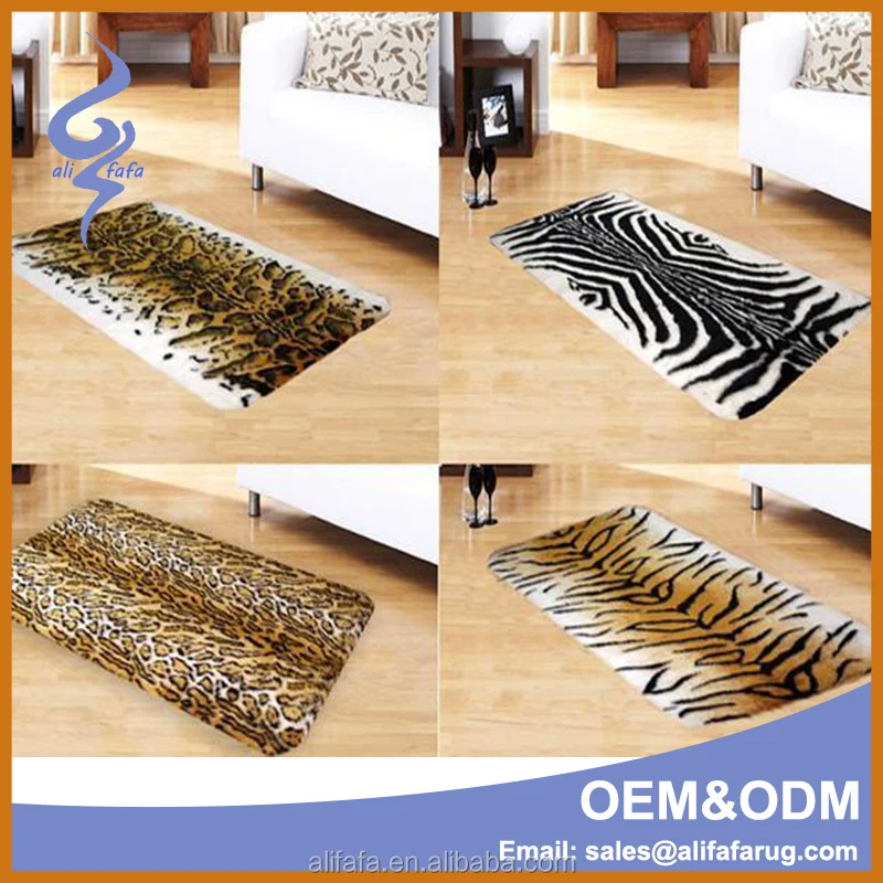 
black bear shape faux fur sheepskin area rug 