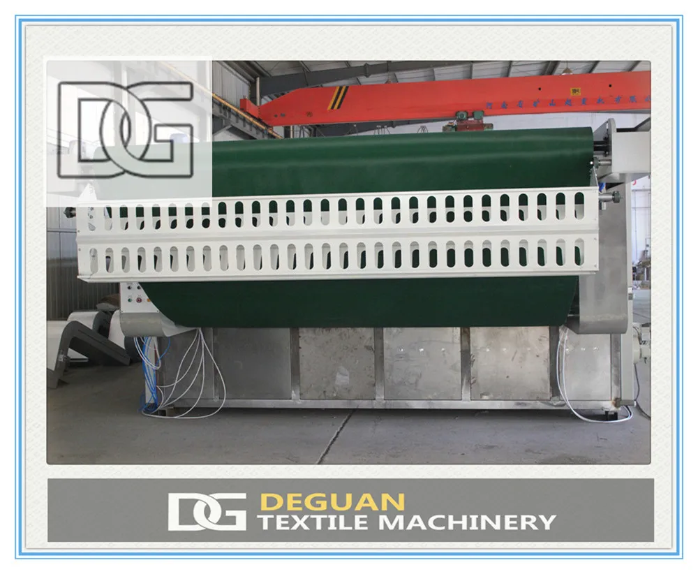 Single, Dual pass of Textile Finishing Machinery equipped with1/2/ 3 layers Felt Tensionless Fabric Drying Machine
