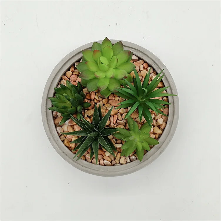 
Custom handmade small succulent flower pot stone bowl flower pot 