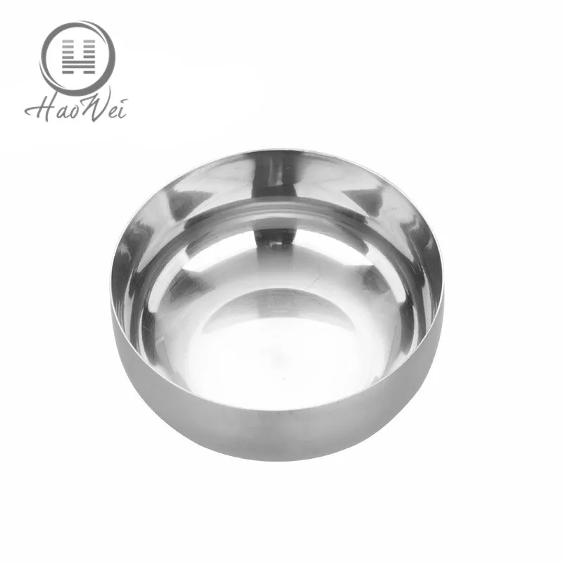 
China manufacture 10/12cm Korean style Thicken pickle bowl stainless steel soup bowl rice bowl with lid 