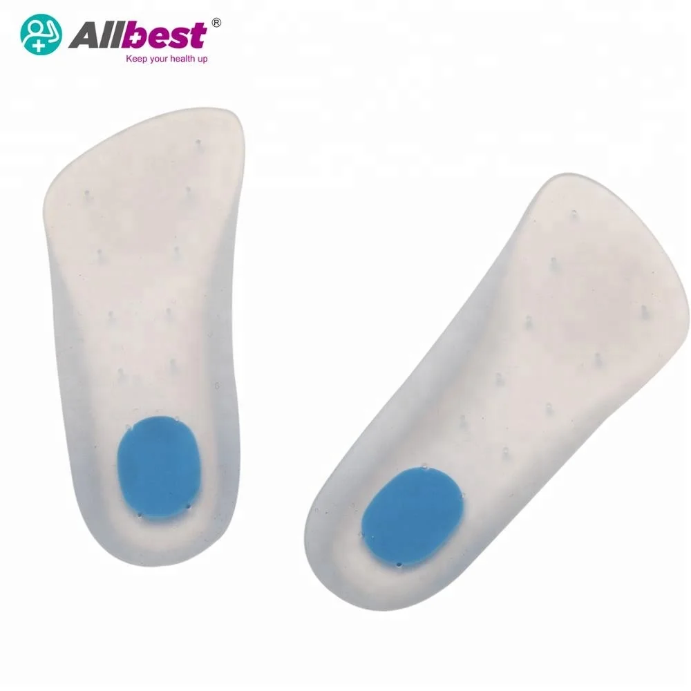 Medical Full Length Orthotic Insoles With Arch Support Silicone Insole