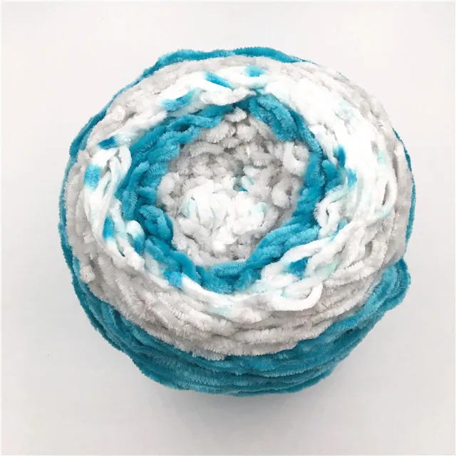 
polyester wholesale chenille yarn scarf soft warm winter fancy yarn for knitting and crochet 