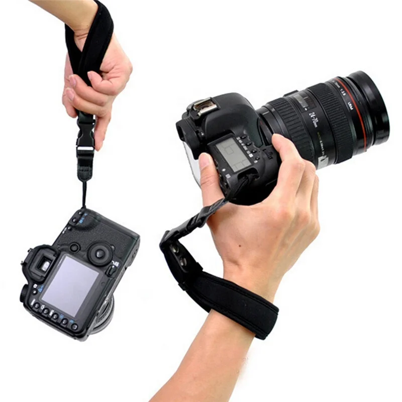 
Universal Neoprene Camera Wrist Strap Heavy Duty Safety Hand Strap for DSLR / SLR Cameras 