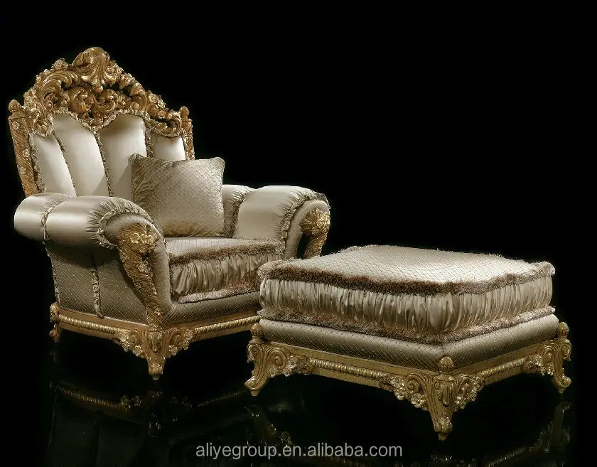 Luxury italian living room set hand carved sofa set antique baroque european furniture