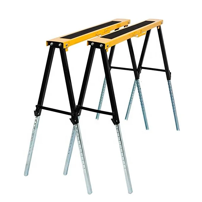 
Professional 200KGS Capacity Fold down metal saw horse 