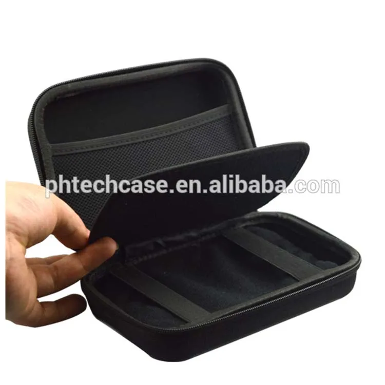Black EVA hard storage case for 5 inch GPS