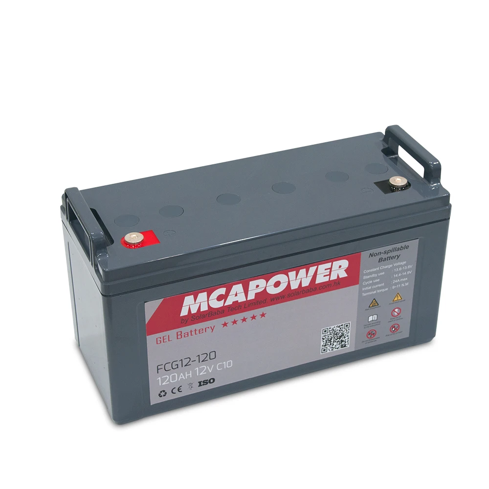
Sealed lead acid gel battery agm 120 ah 12v solar battery 