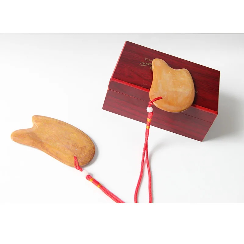 Natural Bian Stone  Guasha Scraping  board  Gua Sha Tool for Health care Therapy  Massage Tool or stone crafts