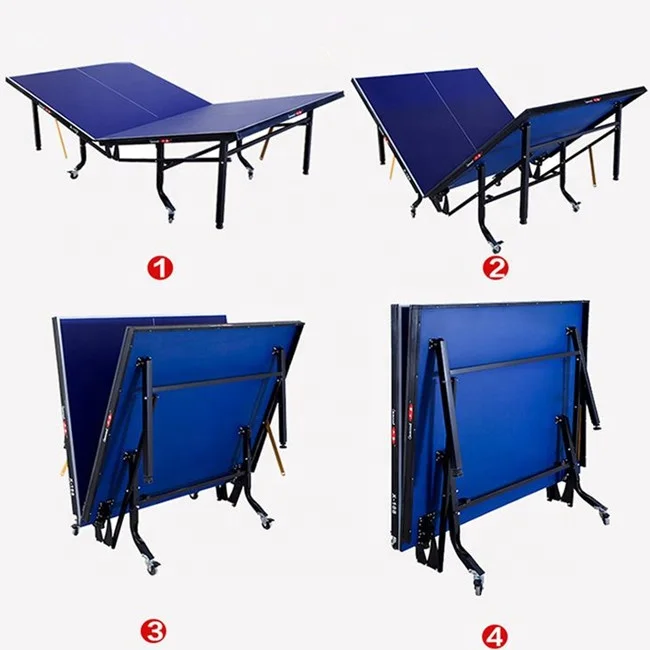 MDF/SMC ITTF standard movable folding table tennis table for outdoor