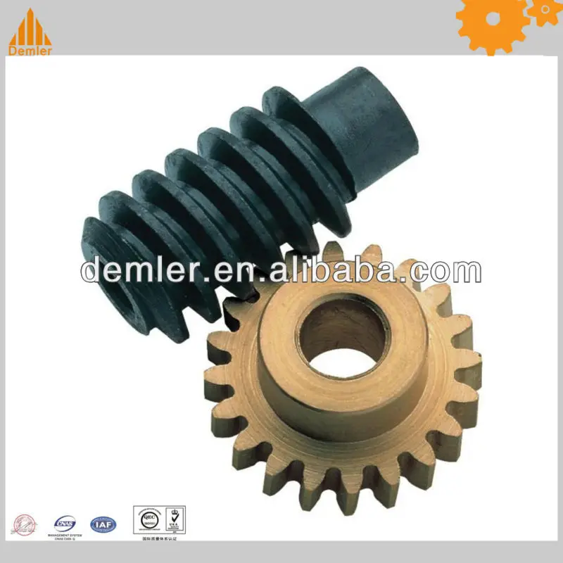 
Reducer worm shaft; worm wheel 20CrMnTi/bronze 