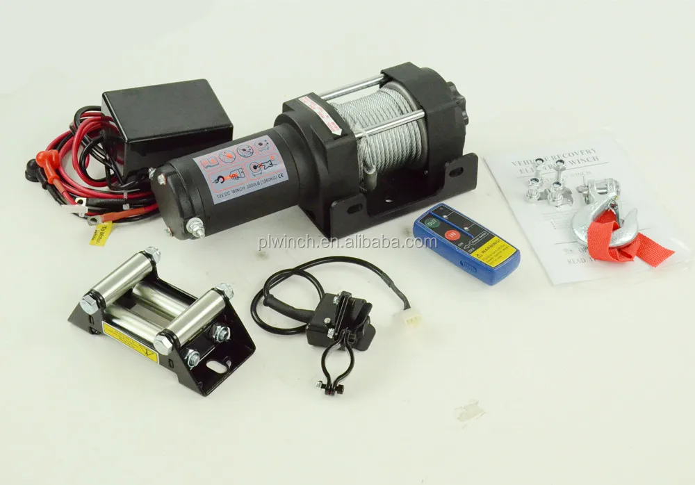 capstan trailer cable winch 3000lbs for boat and atv CE approved winch