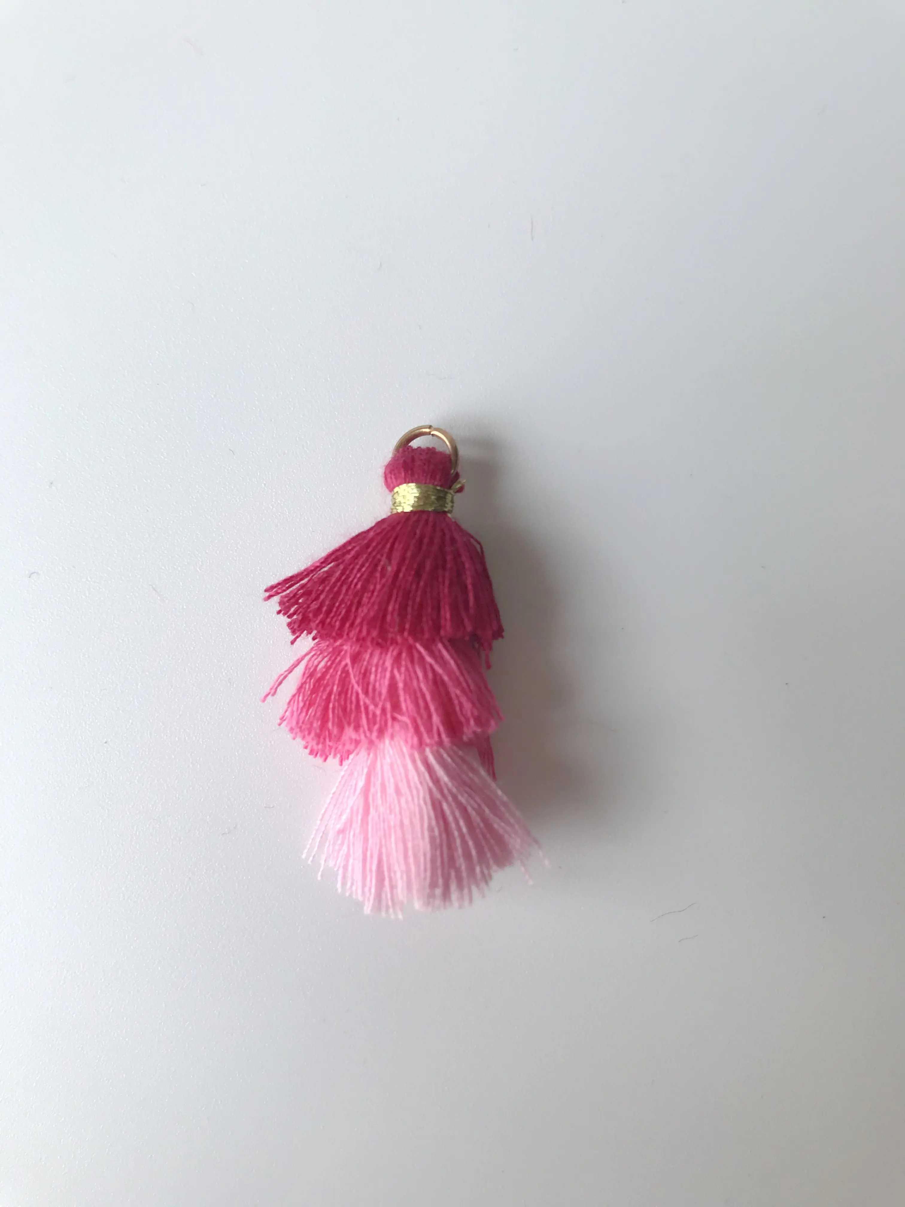 
Quality Fashion DIY Three Tier Jewelry Tassel for making Pendants earrings Ombre Tiered Tassels 