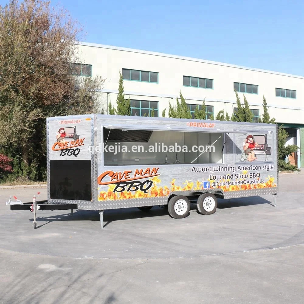 Outdoor BBQ Catering Van Grill Food van Mobile Food Cart for Sale