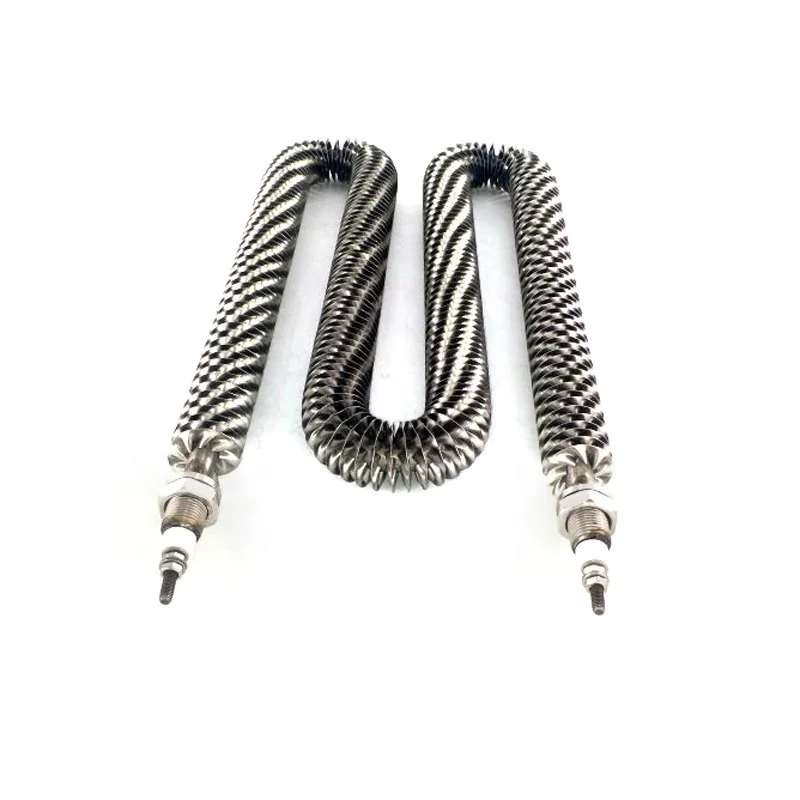 finned heating element 750w 6810 mm diameter tube fin heater element