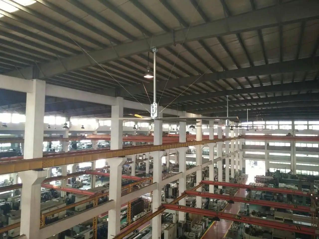 24ft large industrial ceiling High efficiency  HVLS fan