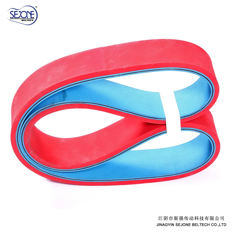 4.0+4.0mm Thickness Flat Transmission Belt for Printing Industry