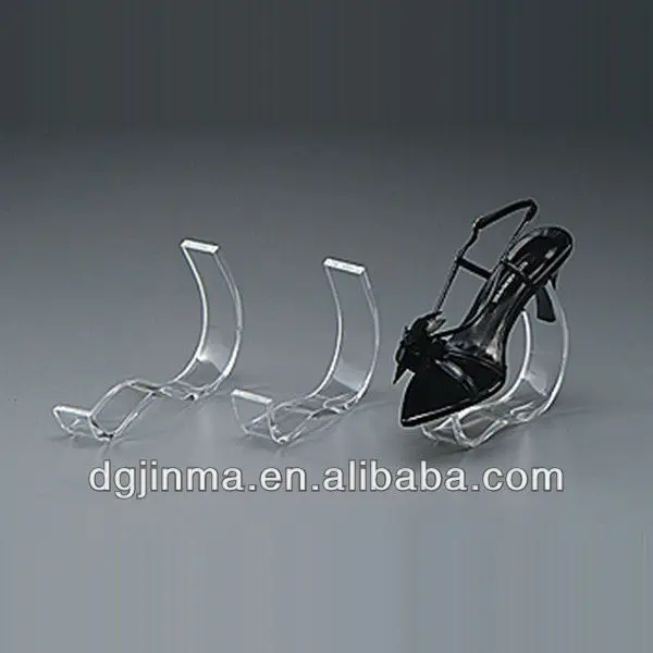 Wholesale Clear Transparent Acrylic Shoe Display Stand For Store/shop/supermarket/exhibition