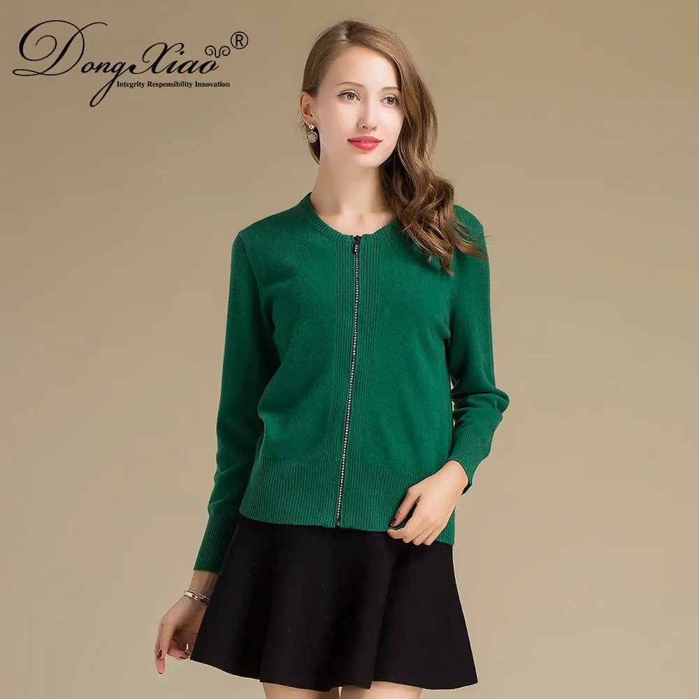 2020 New Fall and Spring Clothes Hot Sale Merino Wool Cashmere Knitting Loose Woman Sweater Cardigans For Women