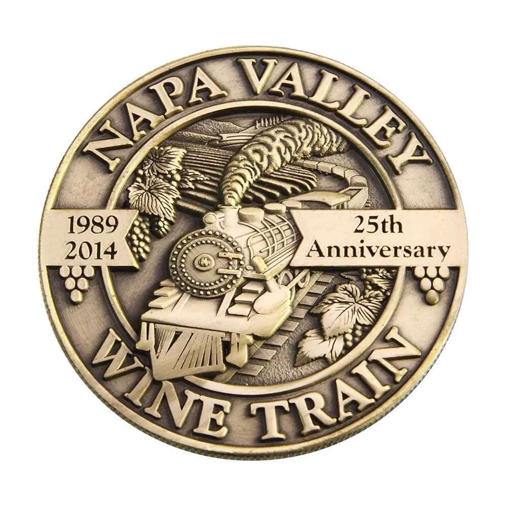 Coin medallion, Custom engraved silver coin, Metal souvenir coin
