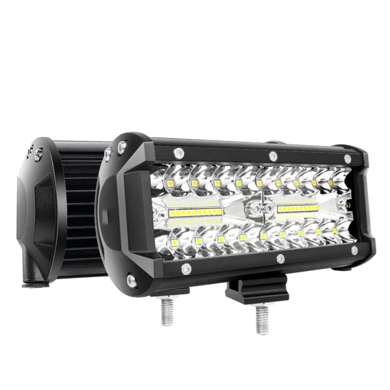 2 года гарантии пятно наводнения комбо луч Тройной Ряд 7 дюймов 120 Вт светодиодный свет бар для автомобиля