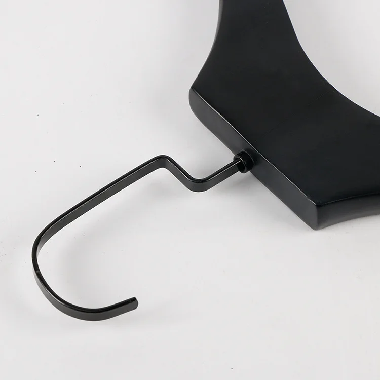 Wholesale hotel fashion wooden hook print laundry garment bride wedding dress skirt hanger