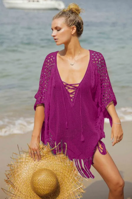 
D6181 New Design Elegant Bikini Beach Cover Up For Women 