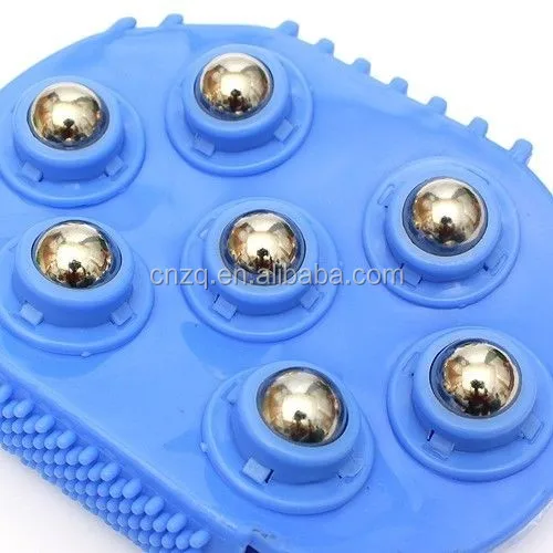 7 Magnet Rolling Ball Massage Brush Full Body Slimming Massager Dredge Meridian