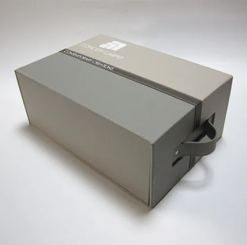 Каталог, коробка для наручных часов BestGift A4, полиуретановая или кожаная коробка