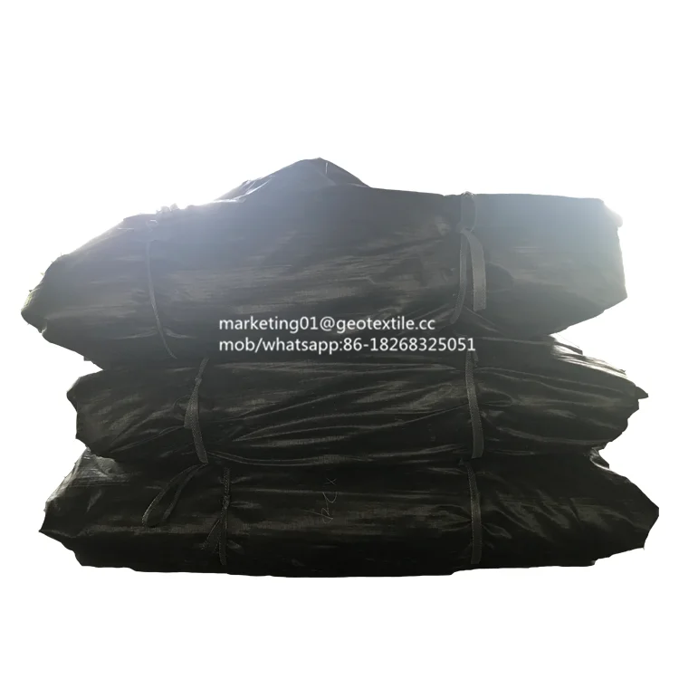 Filter bags geobag application for beach shoreline protection breakwater reclamation area