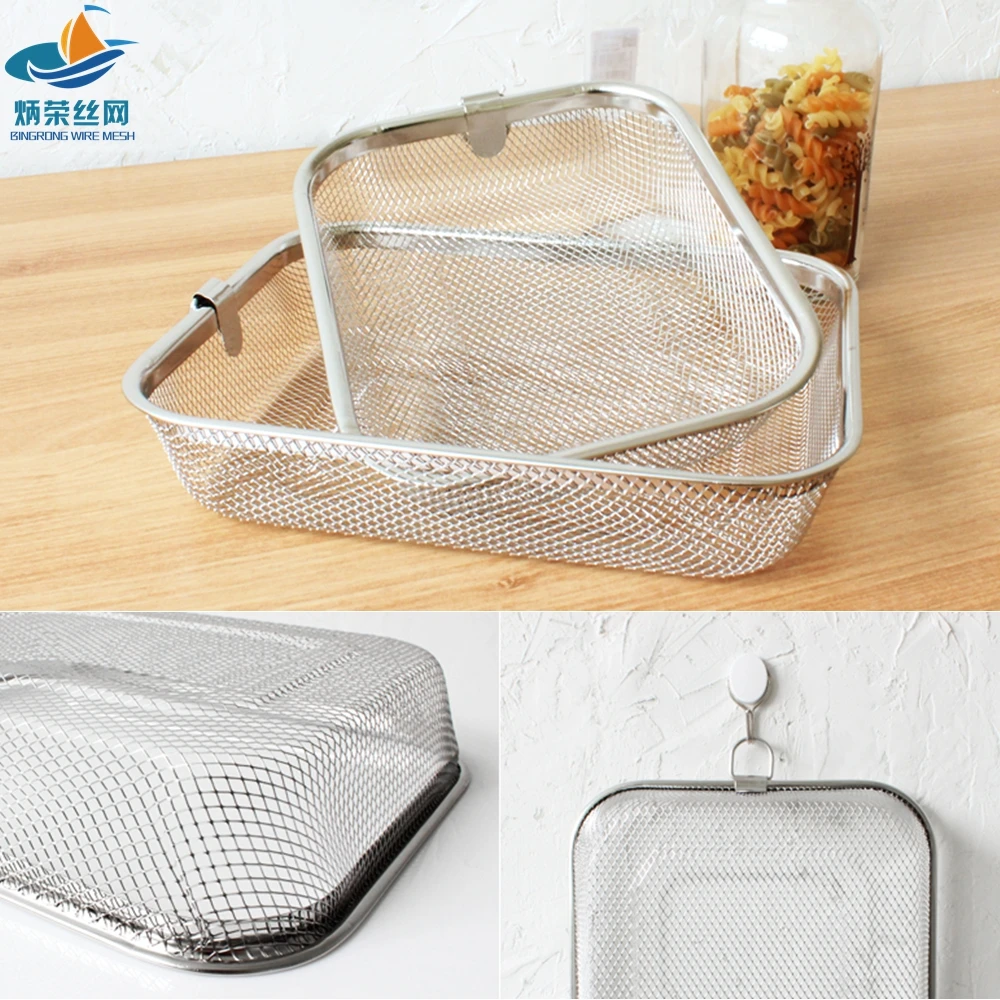 Custom stainless steel 304 /316/316L kitchen basket/storage basket