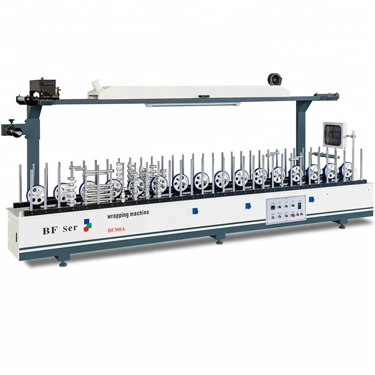 BF300A Multi Functional Aluminum Profile Wrapping Machine(Rolling Coating Type)