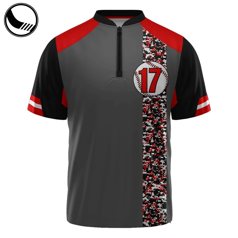 custom fashion stripe baseball jersey