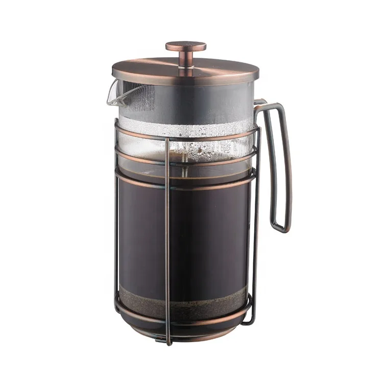 
1000 ML 34OZ Unique Copper French Press Coffee Gift Set/Coffee Press 