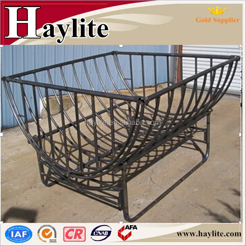 Кормушка для сена с пластиной и кольцом диаметром 2 м