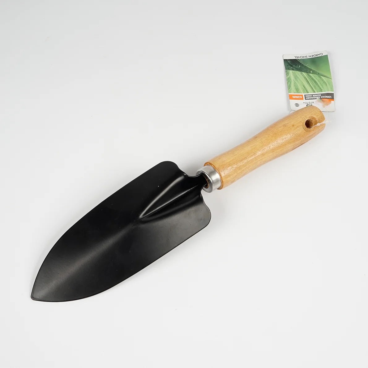 
62mm MICRO SHOVEL wood handle Small Multi-function l Spade with Compass Camping Shovel 