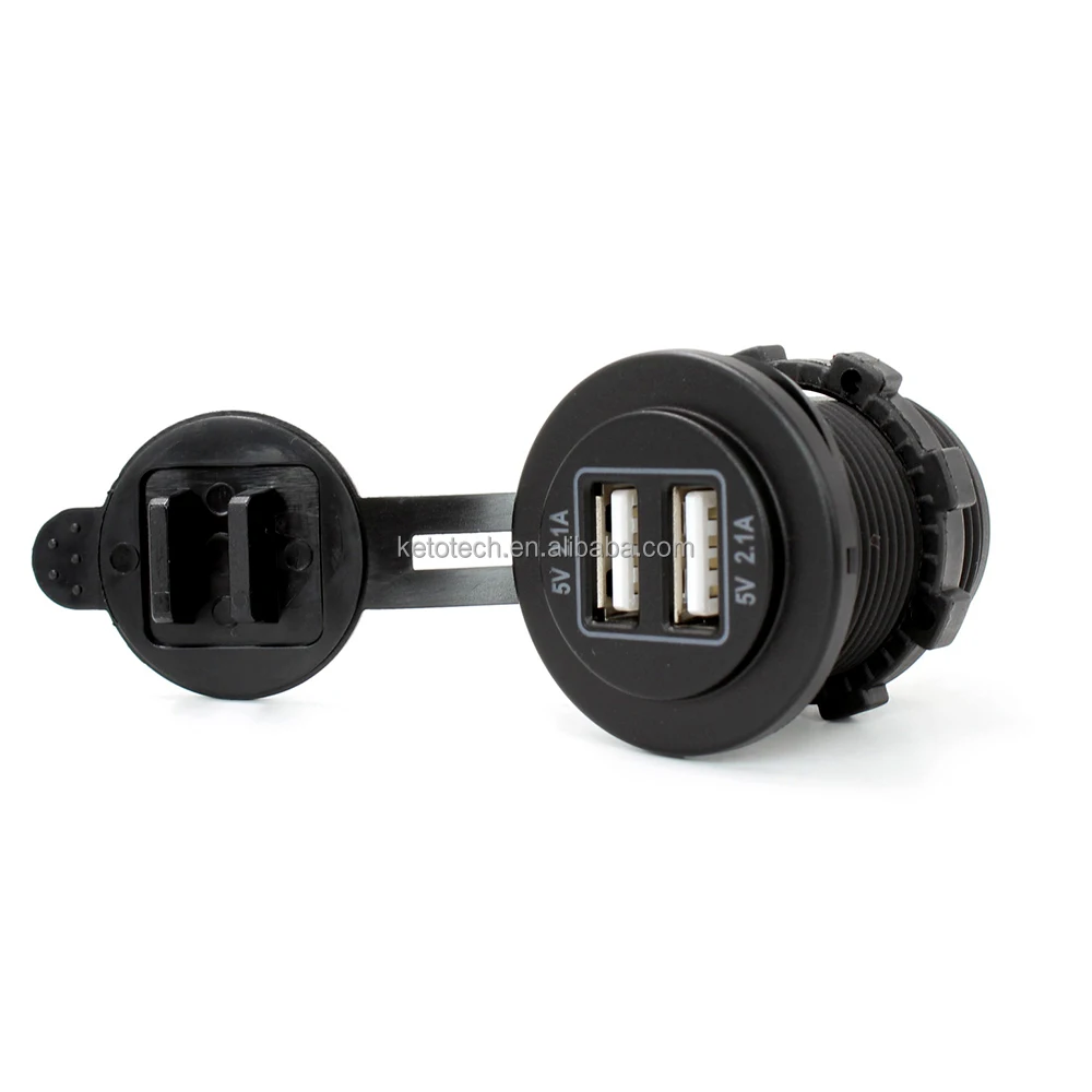 16V-32V Bus Coach seat USB port 5V 4.2A Dual USB Charge Socket