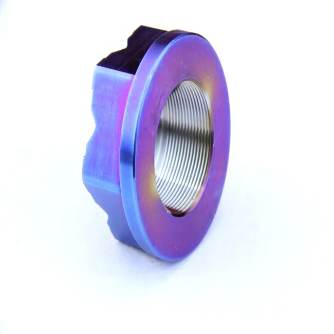 Titanium motorcycle custom fasteners M10 M14