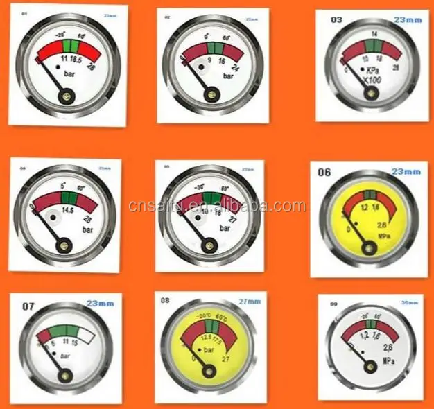 fire fighting pressure gauge/fire fighting pressure meter
