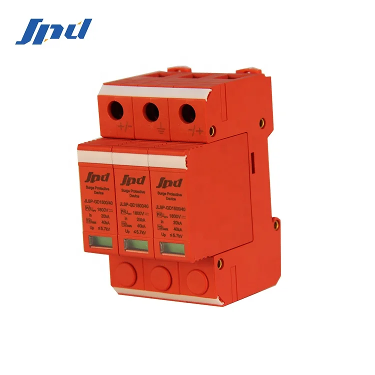 Jinli1500V 40KA DC SPD  Power Surge Protector Solar PV Surge Protective Device