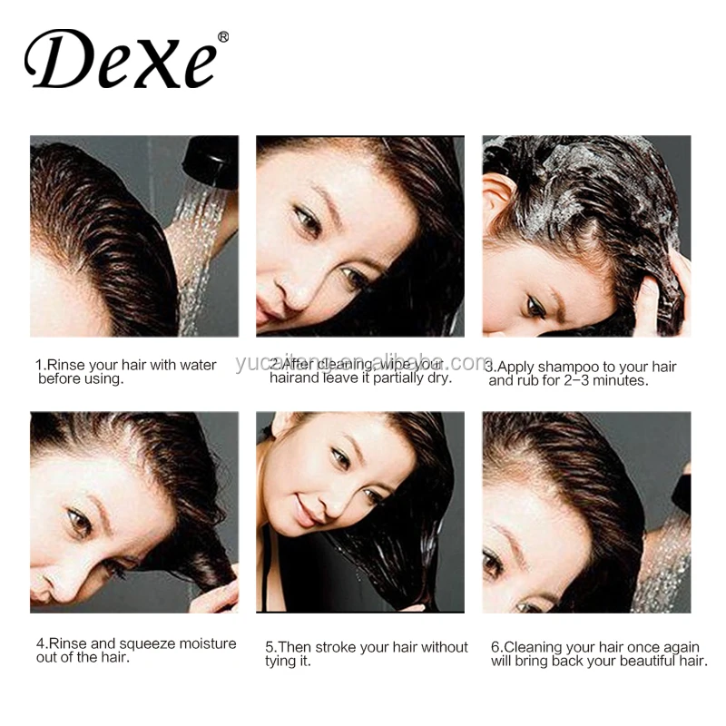 2020 hot sale hair regrow product Chinese Herb dexe Anti Hair Loss shampoo