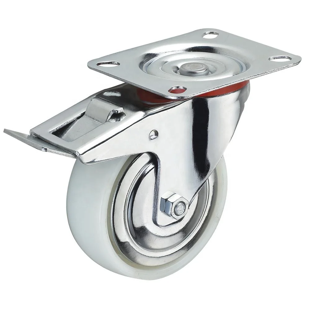 Нейлоновый ролик SS 3-дюймовые пластиковые колеса 3 4 5 6 8 дюймов европейский стиль