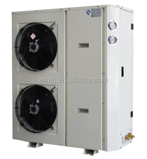 EMTH condensing unit to match copper tube and fins evaporator for cold room