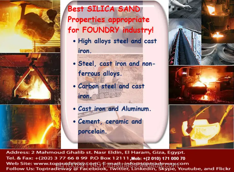 
Granulated Foundry Silica Sand 